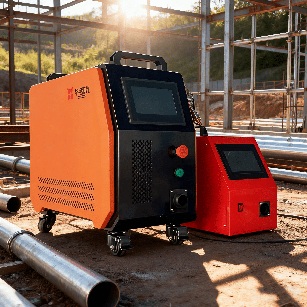 Паметна рачна ласерска машина за заварување со воздушно ладење 800W 1200W за апликации со тенок лим